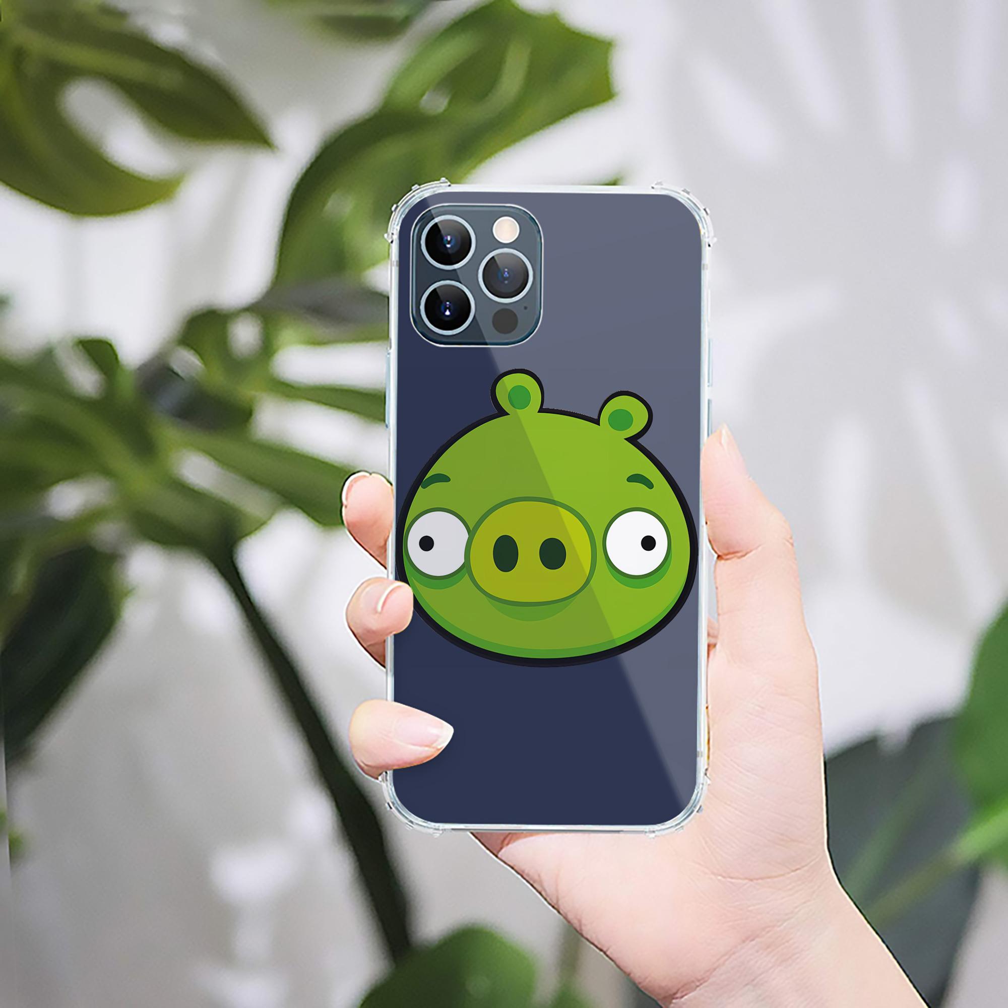 （画像用） Angry Birds アングリーバード 【iPhone 12シリーズ対応】透明スマホケース（クリアソフトケース）